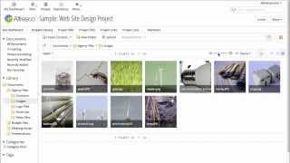 Alfresco Community Edition 42 HowTo Exploring the Sample Site [upl. by Marino]