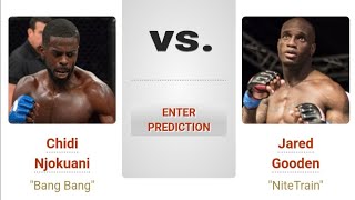 Chidi Njokuani VS Jared Gooden  UFC Fight Night Preview amp Picks  Pinoy Silent Picks [upl. by Elva]