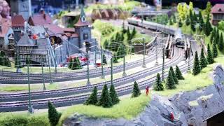 Märklin Modelleisenbahn auf Intermodellbau Dortmund 2018  Modellbau Traumanlagen [upl. by Nosreme]