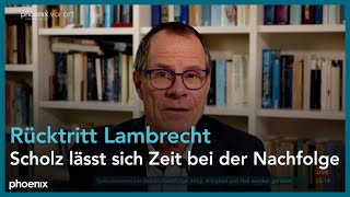 Thomas Wiegold und Erhard Scherfer zum Rücktritt von Christine Lambrecht am 160123 [upl. by Eenafets893]