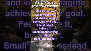 Manifesting Success Through Visualization Shorts YTShorts Viral Trending WatchNow Motivation [upl. by Jennings]