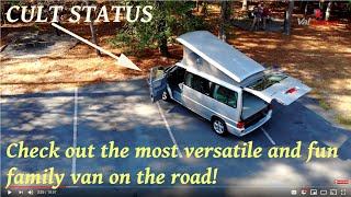 VW Eurovan Westfalia is the most practical and fun vehicle for camping and cross country driving [upl. by Haya]