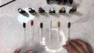 Modelones Gel Polish Fall Colors [upl. by Aihselat]