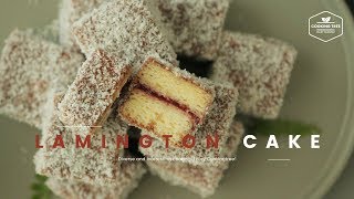 래밍턴 케이크 만들기  Lamington cake Recipe  Cooking tree 쿠킹트리Cooking ASMR [upl. by Atnoid]