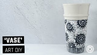 Vase  ART DIY  Bloknote Art TV [upl. by Penhall]