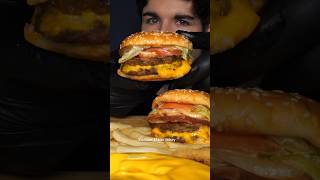 Burger KING asmr burger shorts mukbang [upl. by Phiona]