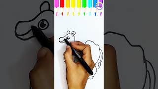 How to Draw A Camel 🐪  Easy Camel Drawing shorts shortfeed drawingtutorials art drawing [upl. by Gerhard662]