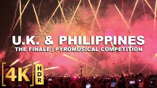 THE FINALE amp Announcement of Winners UK amp Philippines Pyromusical Competition  SM Mall of Asia [upl. by Ahsocin703]