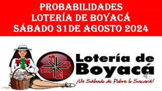 RESULTADO PREMIO MAYOR LOTERIA de BOYACA SORTEO 4535 Hoy Sábado 31082024 [upl. by Myrtia910]