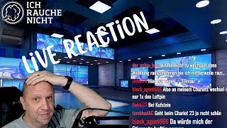 Live Reaction auf quotSind EZigaretten schädlicher als Tabak  Studienguru deckt aufquot [upl. by Noeruat]