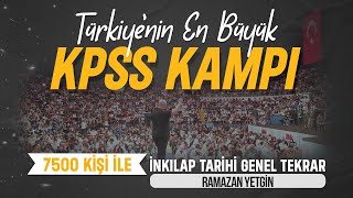 KPSS İnkılap Tarihi Genel Tekrarı  Ramazan YETGİN [upl. by Ahseile107]