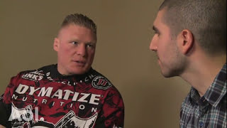 ARIEL HELWANI BROCK LESNAR on UFC title loss The Undertaker and more 2011 [upl. by Farkas377]