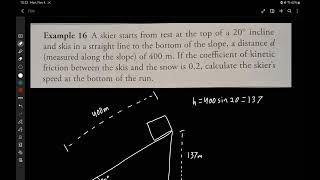 Energy in systems on inclines  Physics SL IBDP [upl. by Marbut]