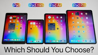 2022 iPad Comparison  Which Should You Choose [upl. by Auqenehs]