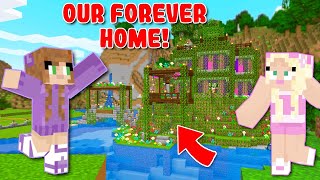 Building OUR FOREVER HOME In MINECRAFT With iamSanna [upl. by Adrial908]