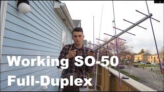 First time Operating Full Duplex on SO50 [upl. by Kahle327]