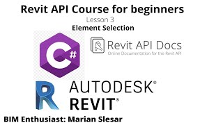 Revit API Course for beginners  Lesson 3  Element Selection [upl. by Hughmanick]