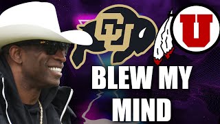 Colorado DOUBTER ADMITS Something About Deion Sanders team before Utah Game [upl. by Faxon]