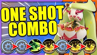 How to do the TSAREENA ONE SHOT COMBO like a PRO PLAYER  Pokemon Unite [upl. by Ney877]