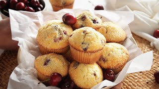 Cherry Muffins Recipe [upl. by Haynes]