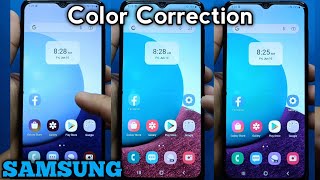 How to use color correction on Samsung  Deuteranomaly Tritanomaly and Protanomaly Color Blindness [upl. by Enelyk]