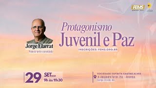 Protagonismo juvenil e a Paz com Jorge Elarrat [upl. by Netnerb]