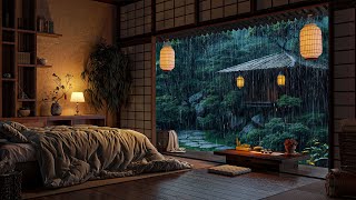 Soothing Rain Sounds🌧️  Come in to the bed and close your eyes to feel the rain😴 [upl. by Senaj]