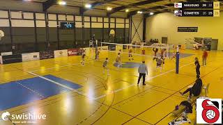 20241116  Super point  VOLLEY ELITE FEMININE MAUGUIO LES FLAMINGOS vs ORLEANS LES COMETES [upl. by Muncey913]