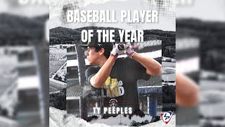 🏆 𝗟𝗮𝗸𝗲𝗣𝗼𝗶𝗻𝘁 𝗦𝗽𝗼𝗿𝘁𝘀 𝗕𝗮𝘀𝗲𝗯𝗮𝗹𝗹 𝗣𝗢𝗬 Ty Peeples burst onto the national scene in whirlwind year [upl. by Clair]