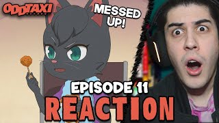 Such a DARK story  ODD TAXI Dub  Episode 11 Reaction [upl. by Aronal]