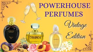 Vintage Powerhouse Perfumes  Strongest Scents in My Collection  They Last Until You Wash Them Off [upl. by Lisa8]