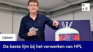 Werk met deze lijm als je HPL gaat verlijmen  stap voor stap uitgelegd [upl. by Itsym]