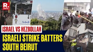 Israel Vs Hezbollah Israeli Strike Severely Damages Apartment Building In Lebanon’s South Beirut [upl. by Rogerio753]