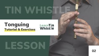 Tonguing  Irish Tin Whistle Penny Whistle Tutorial [upl. by Lamb310]