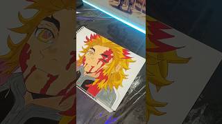 Rengoku drawing demon slayer trendingshorts animeviralshorts [upl. by Winnifred697]