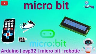 IR Remote controller interfacing with micro bit  BBC micro bit  micro bit project [upl. by Kondon]