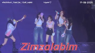 Zimzalabim ♡  4K Red Velvet FANCON TOUR in BKK 20240817 [upl. by Amjan876]