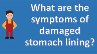 What are the symptoms of damaged stomach lining  Healthy Living FAQs [upl. by Lorens]