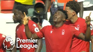 Taiwo Awoniyi snatches Nottingham Forest edge against West Ham United  Premier League  NBC Sports [upl. by Mohr]