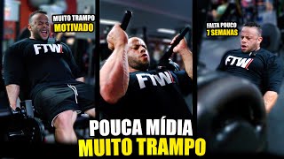 POUCA MIDIA E MUITO TRAMPO  7 WEEK OUT [upl. by Sletten873]