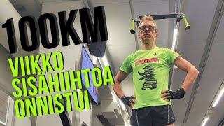 Hiihtoloma Hiihdin viikossa 100 km Ski Erg laitteella osa 2 [upl. by Butte]