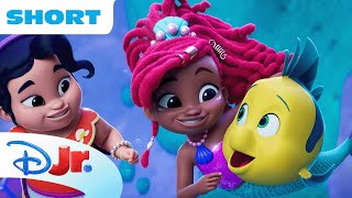 Disney Jr’s Ariel Mermaid Tales Short 10 🧜🏾‍♀️  Hiccup Gone Amuck  The Little Mermaid disneyjr [upl. by Olwena]