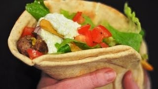 Lamb Kebabs with Pistachios and Tzatziki [upl. by Ytsim645]