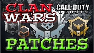 COD Ghosts  quotHow To Get EVERY PATCH In CLAN WARSquot Call Of Duty Ghosts quotClan Wars Achievementsquot [upl. by Urbannal549]