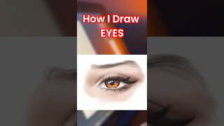 How I Draw EYES Tutorial for beginners [upl. by Barbuto]