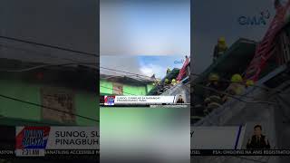 Sunog sumiklab sa Brgy Pinagbuhatan Pasig shorts  Unang Balita [upl. by Lilaj592]