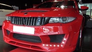 F10 Hamann BMW M5 SLR McLaren MP412C X6 M and Evoque in Dubai Showroom [upl. by Guinn]