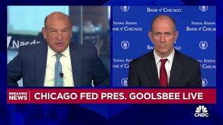 Chicago Fed President Austan Goolsbee If conditions start to deteriorate the Fed will fix it [upl. by Halfdan]