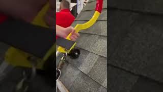 RidgePro Roofing Safety System Demo  New Roof tool is a game changer for so many trades [upl. by Adyol541]