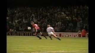 Alan Shearer hits a special strike at Huddersfield 1992 [upl. by Ardnasal]